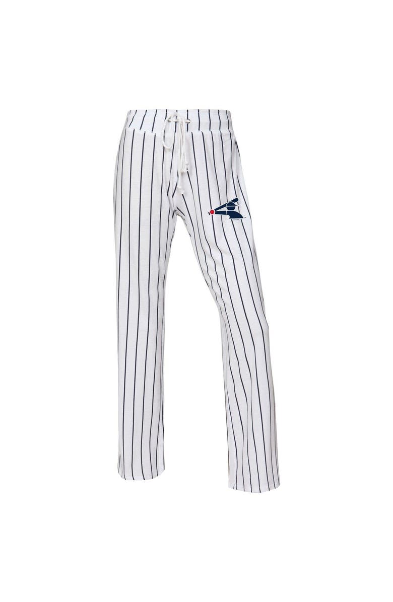 CONCEPTS SPORT Women's Concepts Sport White Chicago White Sox Vigor Pinstripe Sleep Pant, Main, color, White