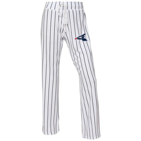 Women's Concepts Sport White Chicago White Sox Vigor Pinstripe Sleep Pant