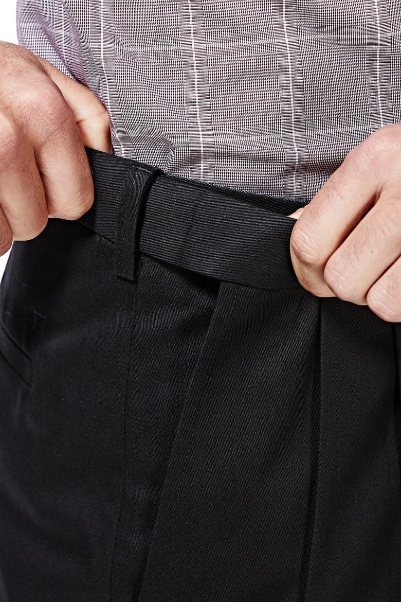 Haggar Premium No Iron Khaki Classic Fit Pant, Alternate, color, BLACK