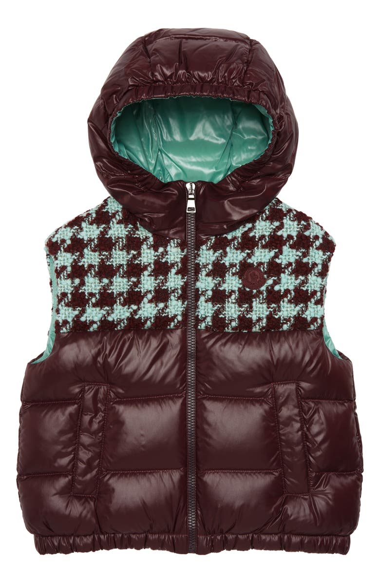Moncler Rasas Mixed Media Down Vest, Main, color,