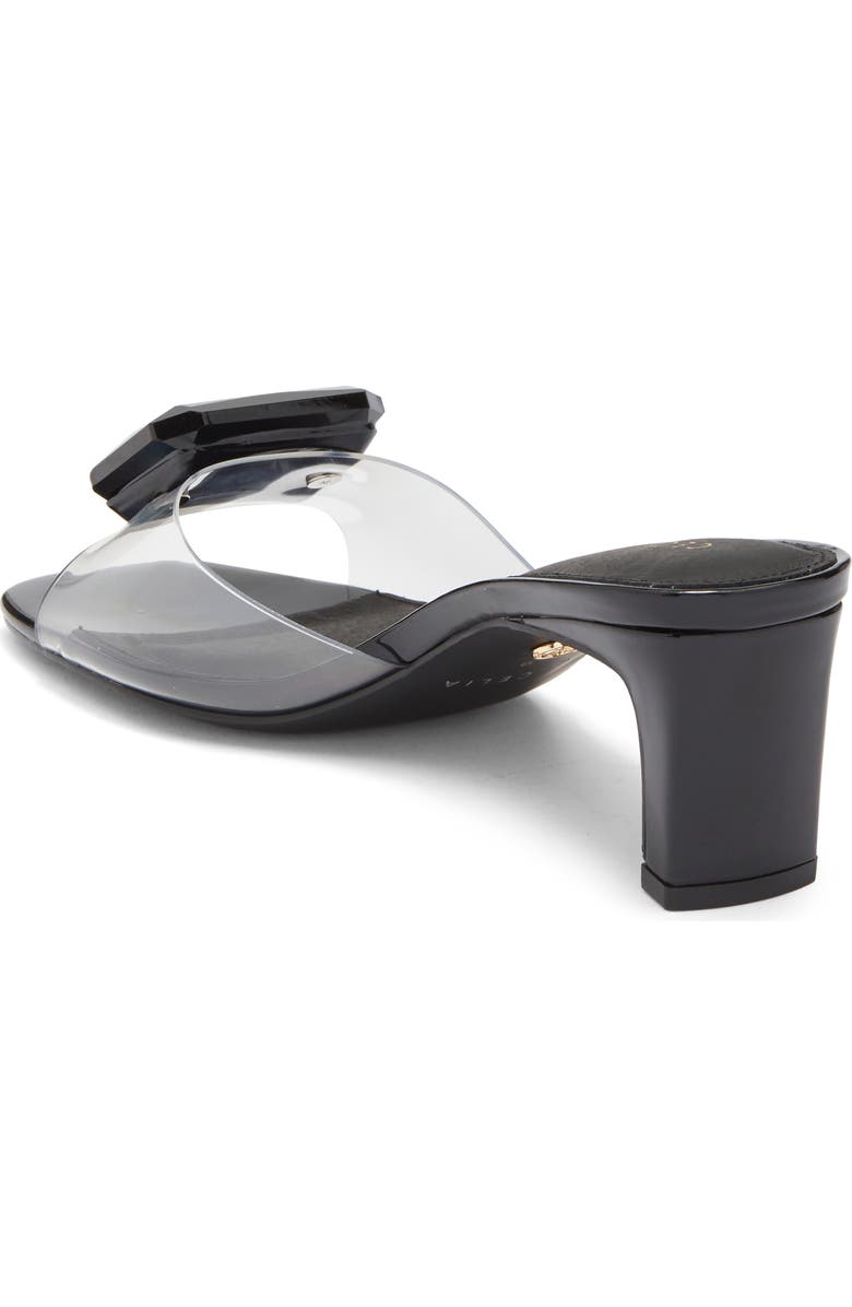 Cecelia New York Park Avenue Jewel Detail Sandal, Alternate, color, Black Patent