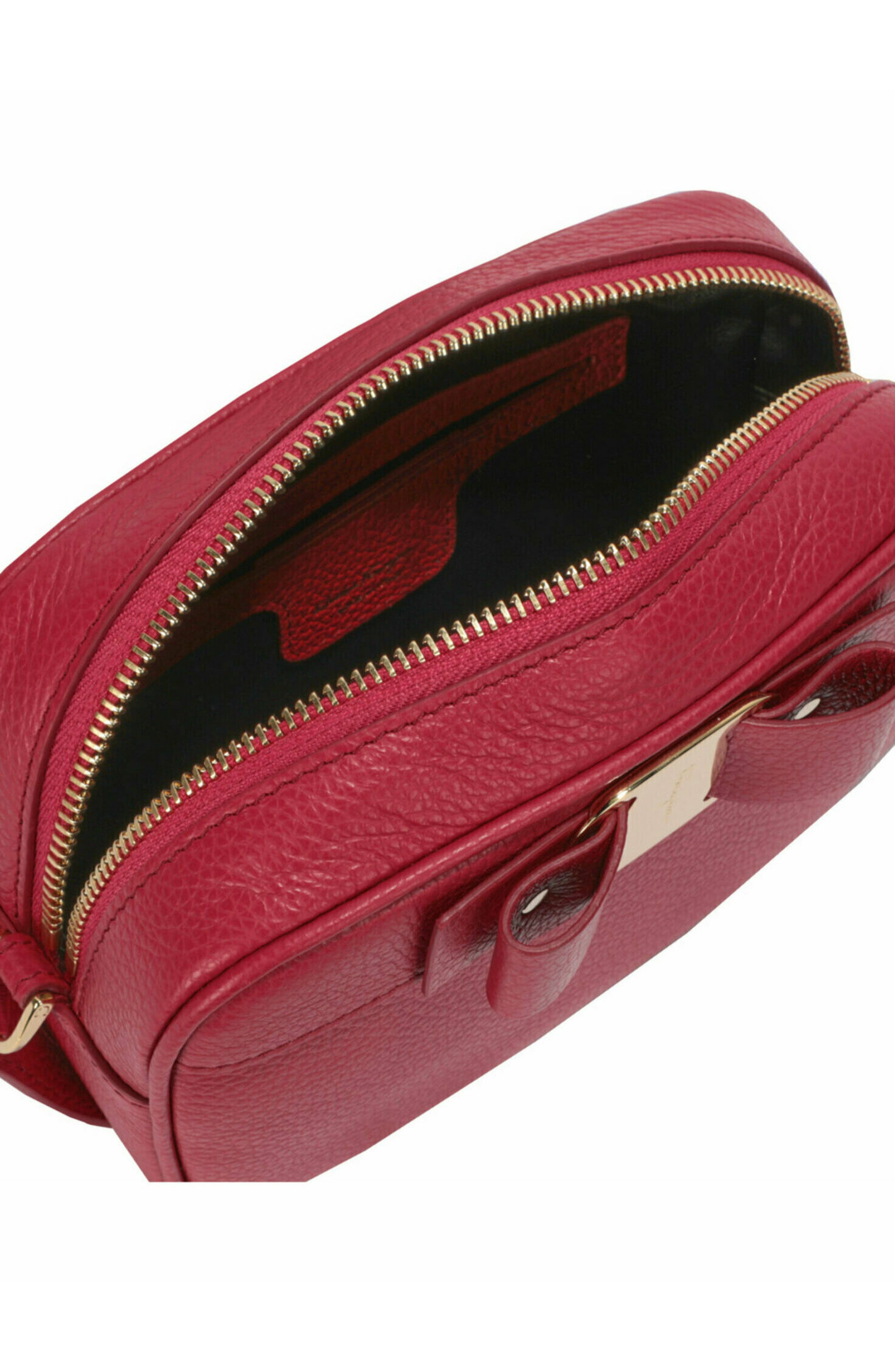 FERRAGAMO Vara Bow Camera Crossbody Bag, Alternate, color, 