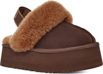 UGG® Funkette Genuine Shearling Slipper (Women) | Nordstrom