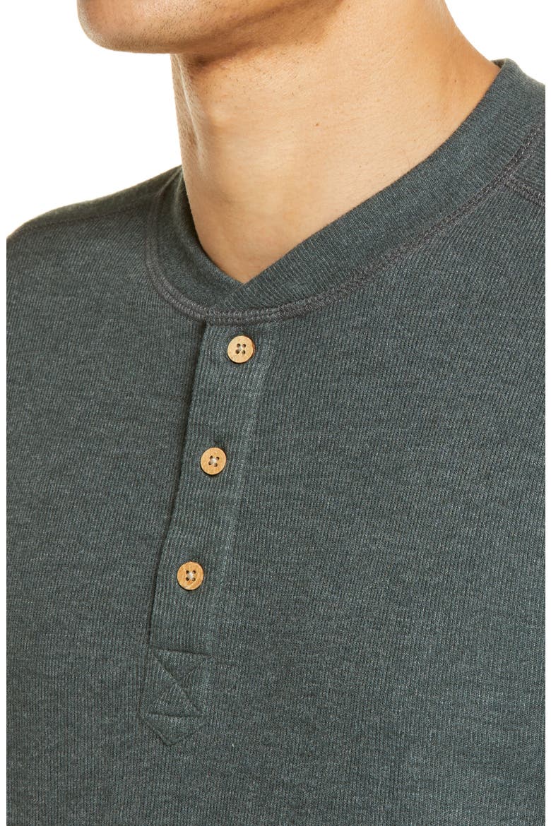 Men's Cotton Blend Henley, Alternate, color, BLUISH GREEN