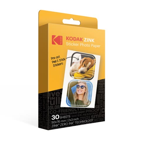 2x3 inch Pre-Cut Sticker Photo Paper (30 Sheets)