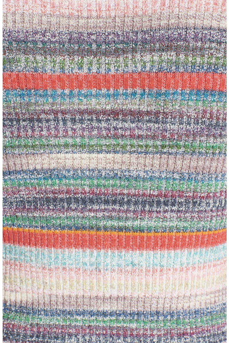 'Sunshine Dreamer' Stripe Keyhole Sweater, Alternate, color, MULTI COMBO