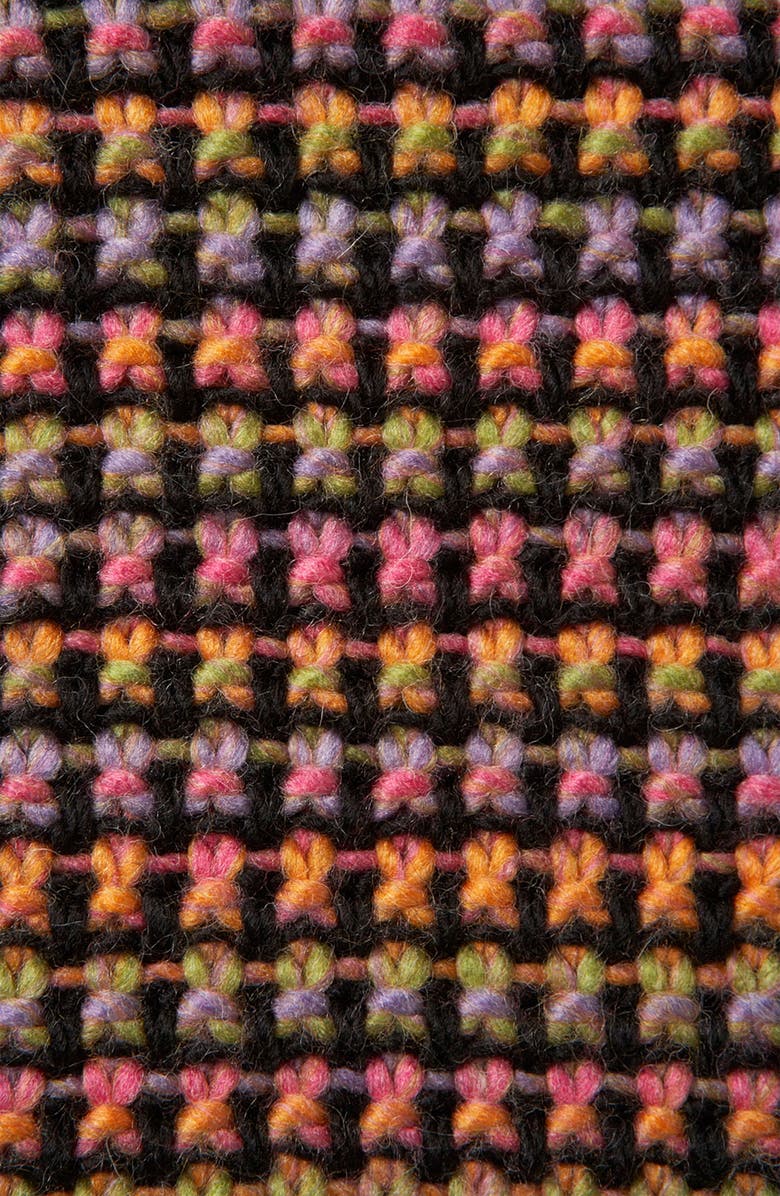 Topshop Rainbow Texture Tunic Sweater, Alternate, color,