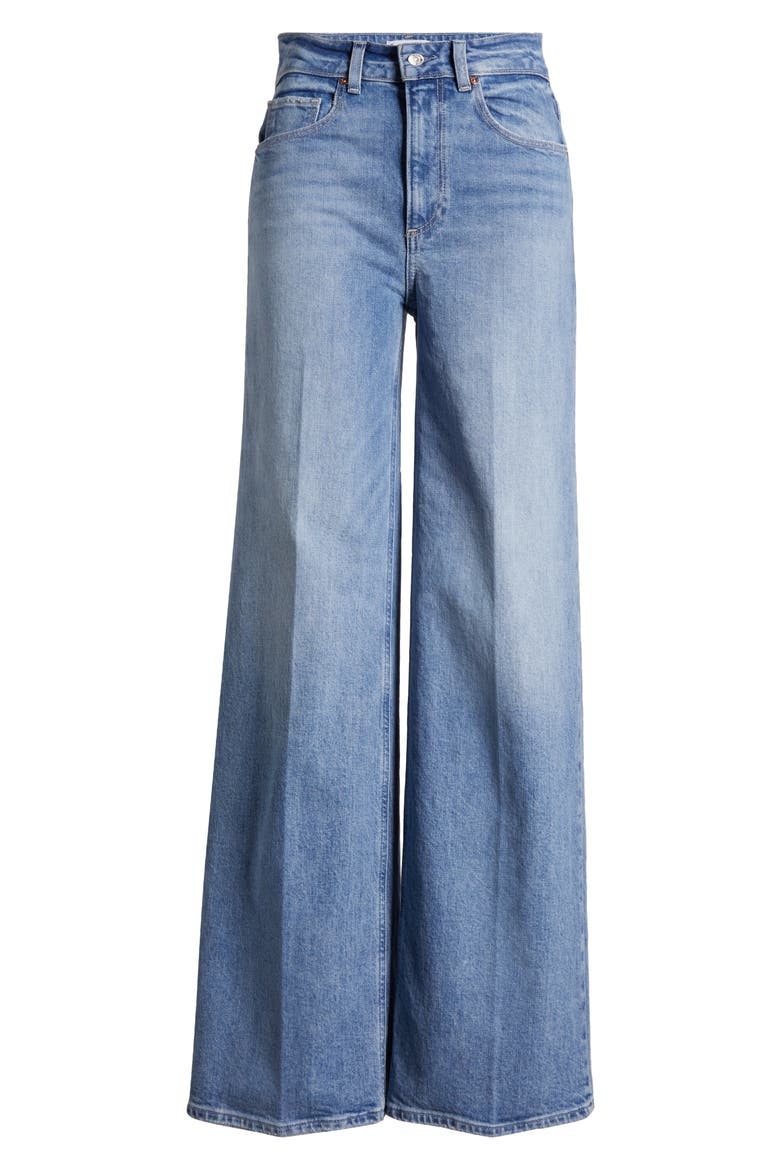 Sasha Organic Cotton Wide Leg Jeans, Alternate, color, MAGNIFIQUE