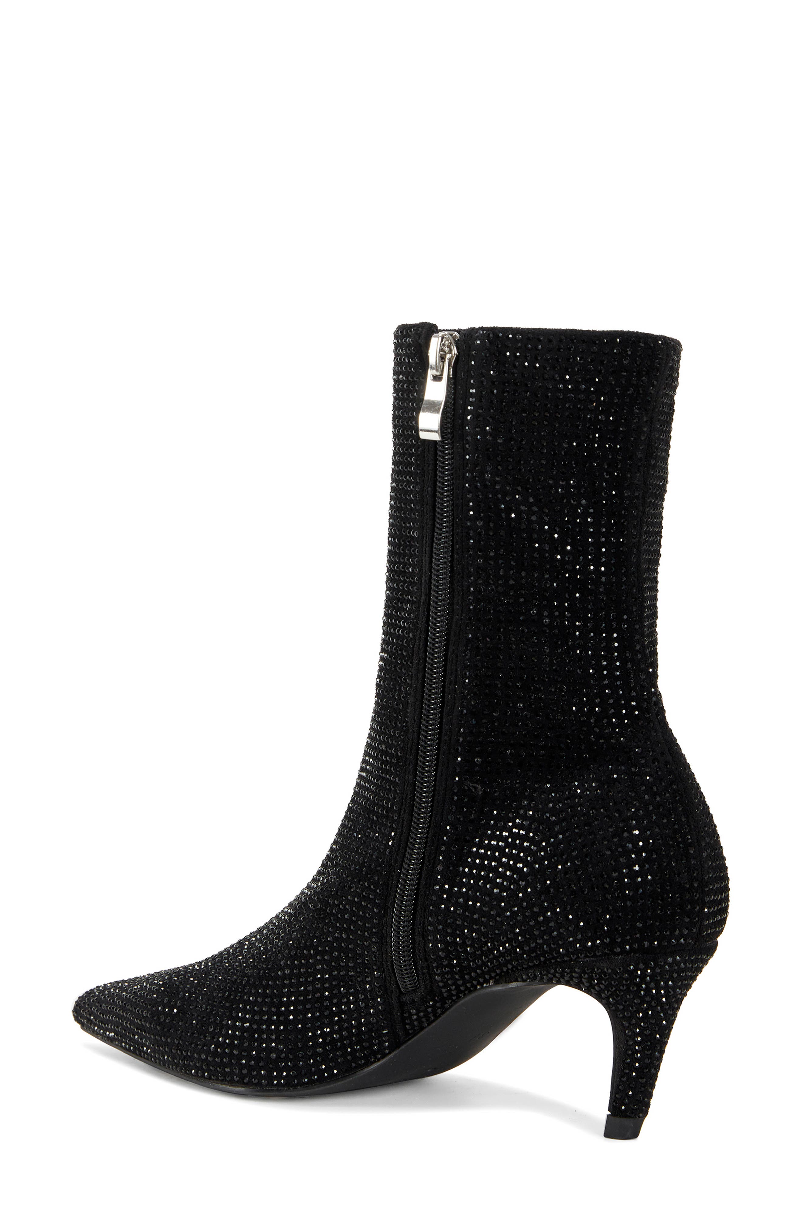 AZALEA WANG Nerola Pointed Toe Bootie, Alternate, color, Black