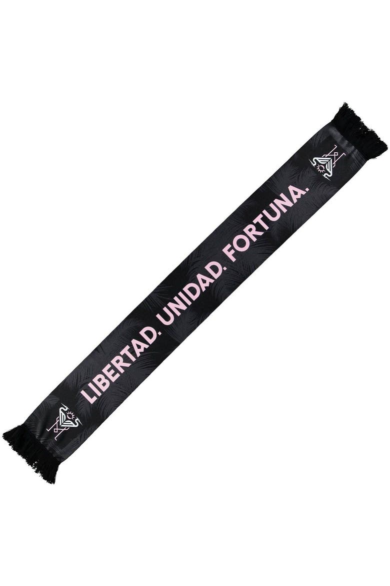 Inter Miami CF Jersey Hook Scarf, Alternate, color, Black