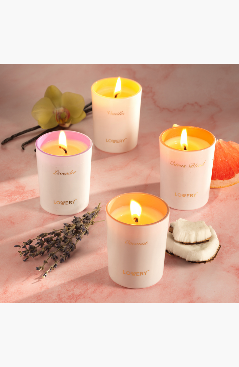 Lovery 15-Pc. Candle Gift Set with 12 Scented Home Candles, Calendar & Gold Pen, Alternate, color, NO COLOR