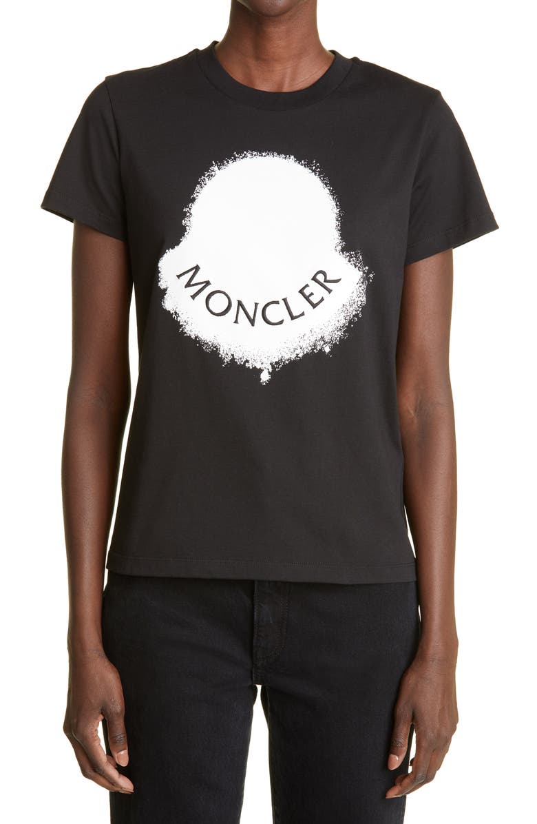Moncler Logo Graphic Tee, Main, color, 