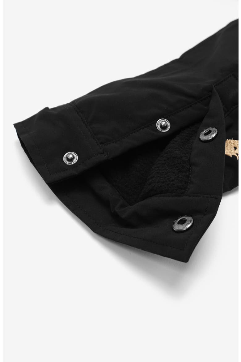Cascade Canvas Coach's Jacket, Alternate, color, BLACK