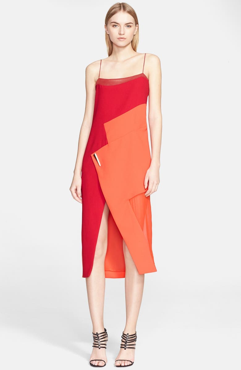 Prabal Gurung Paneled Colorblock Dress, Main, color, 