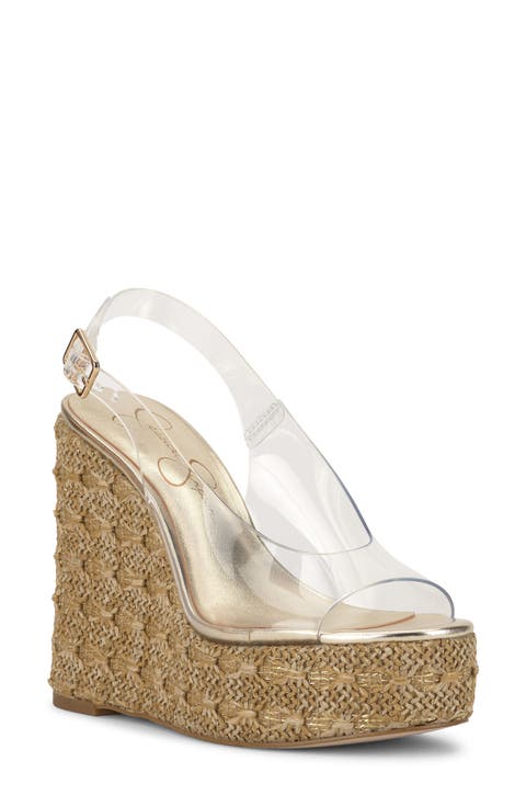 Kaliese Slingback Platform Wedge Sandal (Women)