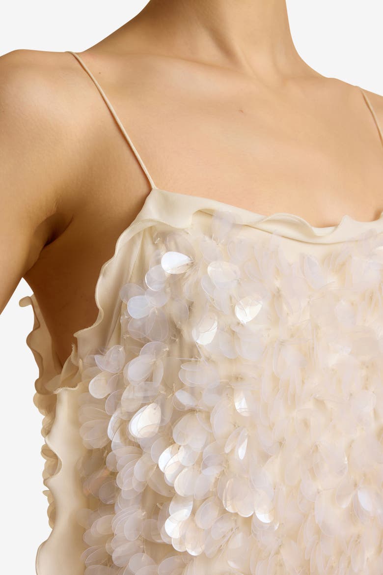 Camisole w/ Paillette, Alternate, color, Ivory
