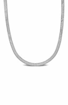 Herringbone Chain Necklace, 4.5mm