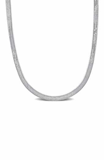 DELMAR Herringbone Chain Necklace, 4.5mm