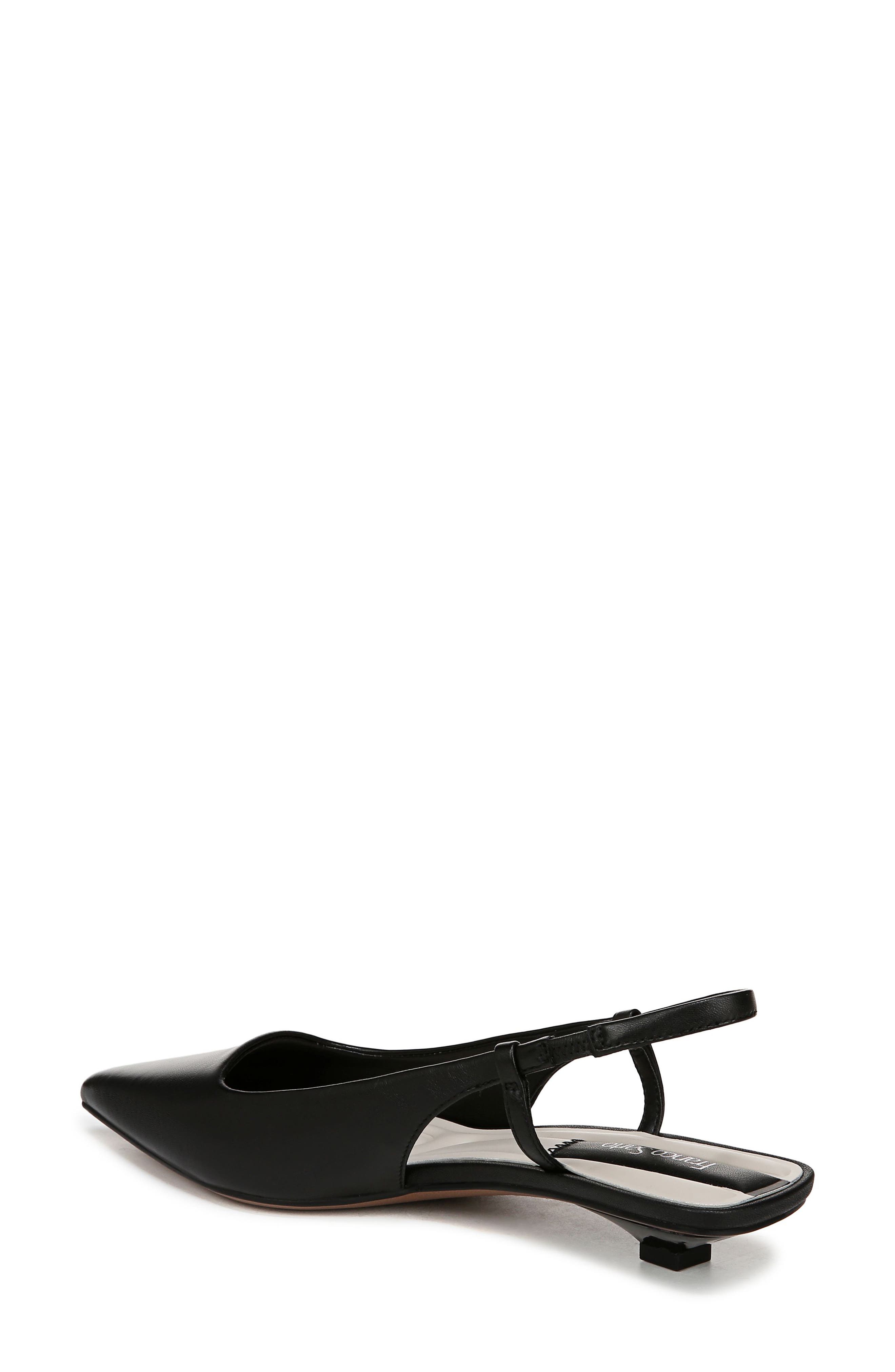 Franco Sarto Palmira Slingback Pointed Toe Pump - Wide Width Available, Alternate, color, Black