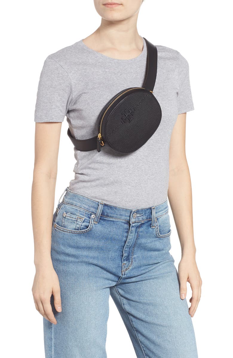 Tory Burch McGraw Leather Belt/Crossbody Bag, Alternate, color,