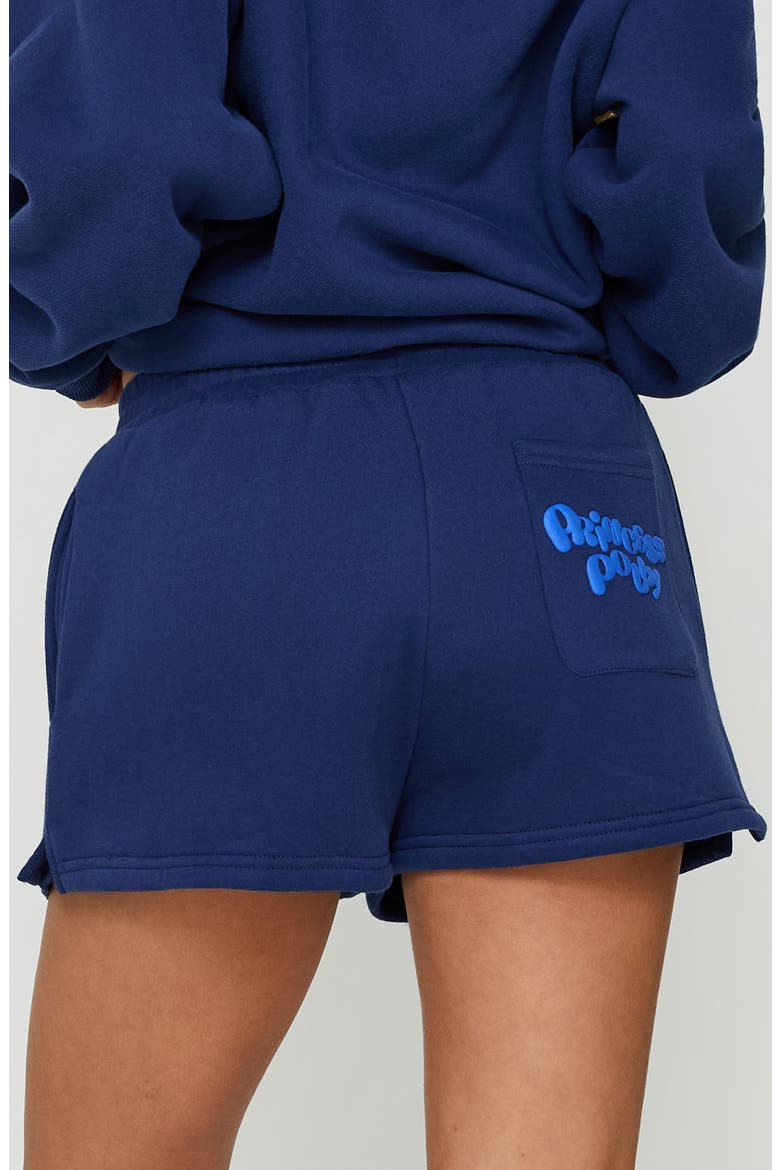 Rossalie Fleece Shorts, Alternate, color, BLUE