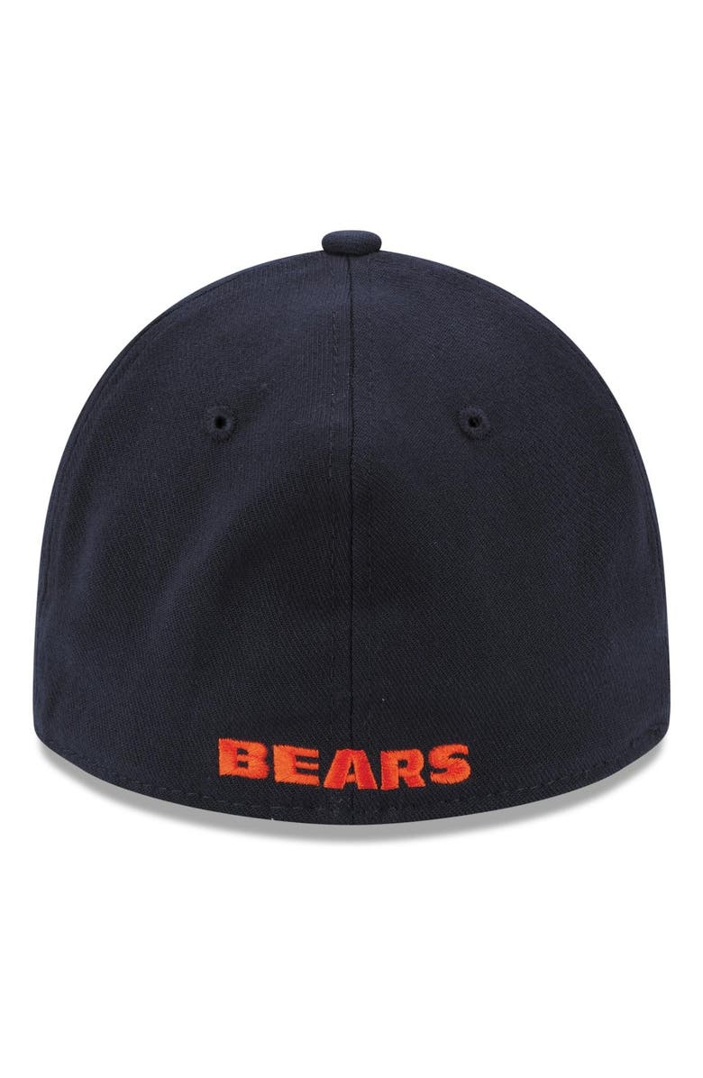 New Era Chicago Bears New Era 39THIRTY Team Classic Flex Hat - Navy Blue, Alternate, color, 