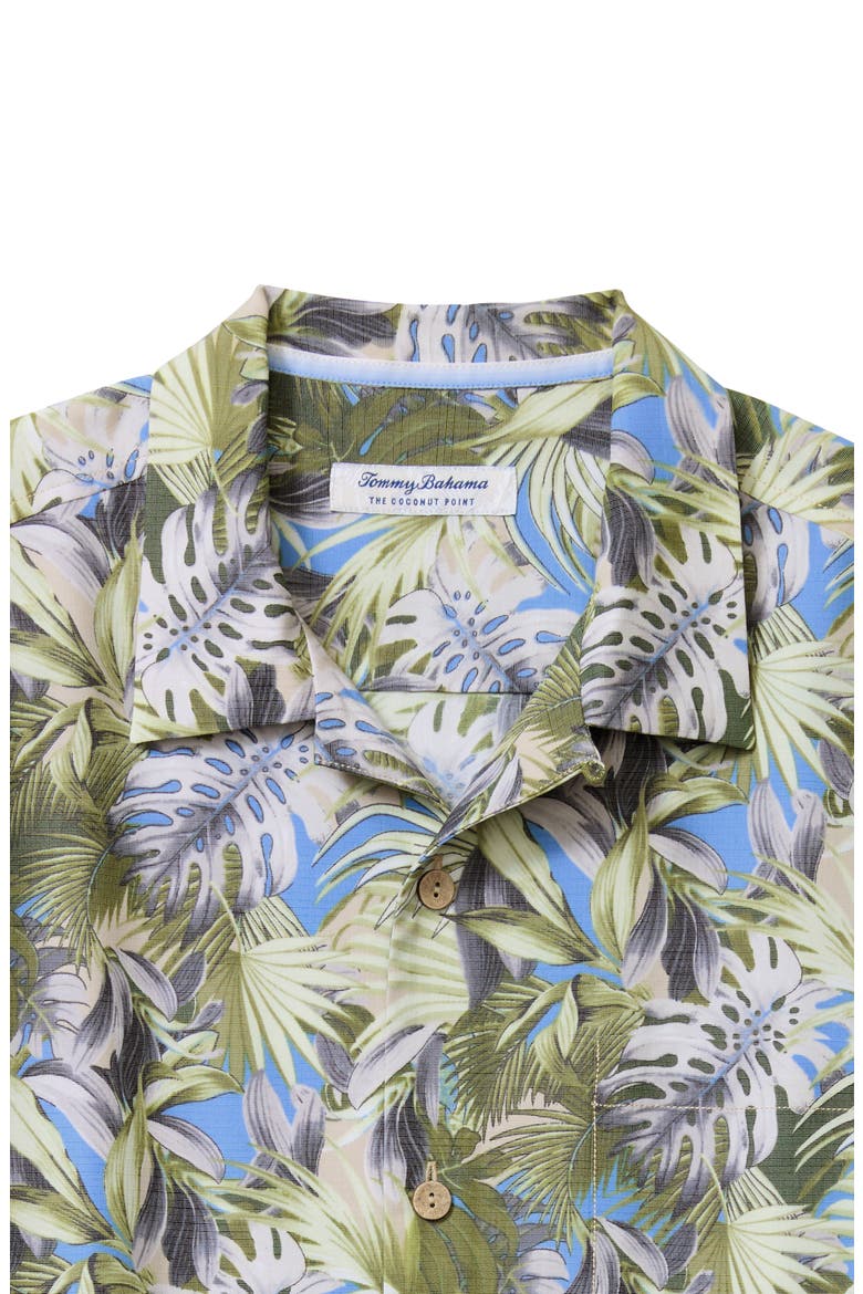 Coastal Ease Jungle Canopy IslandZone® Camp Shirt, Alternate, color, PALM GREEN
