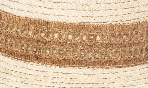 San Diego Hat Raffia Braided Bucket Hat In Neutral