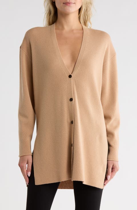 Wool & Cashmere Long Cardigan