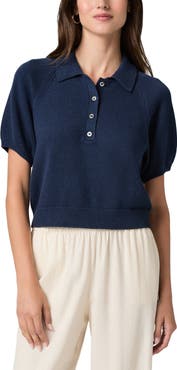PAIGE Birch Polo Sweater