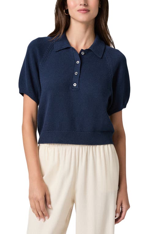 PAIGE Birch Polo Sweater in Navy at Nordstrom, Size Xx-Small