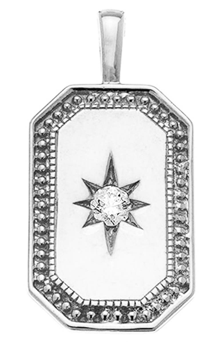 Sethi Couture Celeste Diamond Tag Pendant, Alternate, color, 
