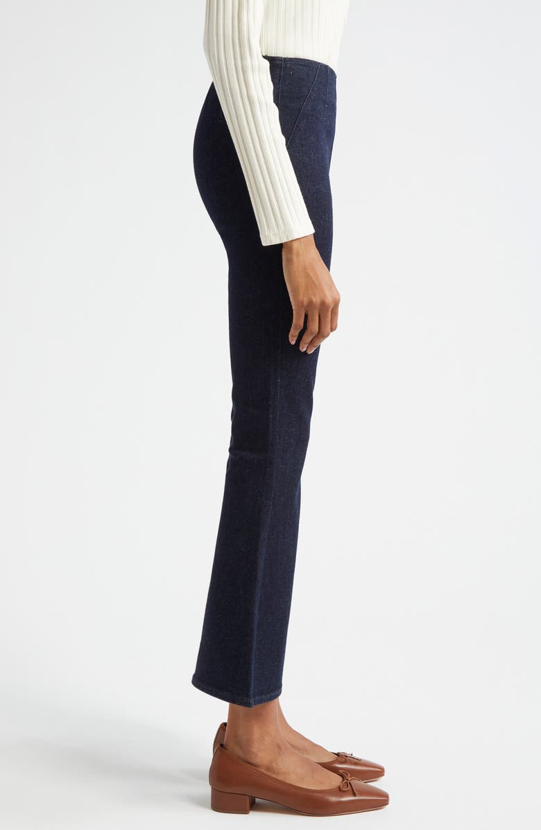 Veronica Beard Carson Off-Duty High Waist Ankle Flare Jeans, Alternate, color,