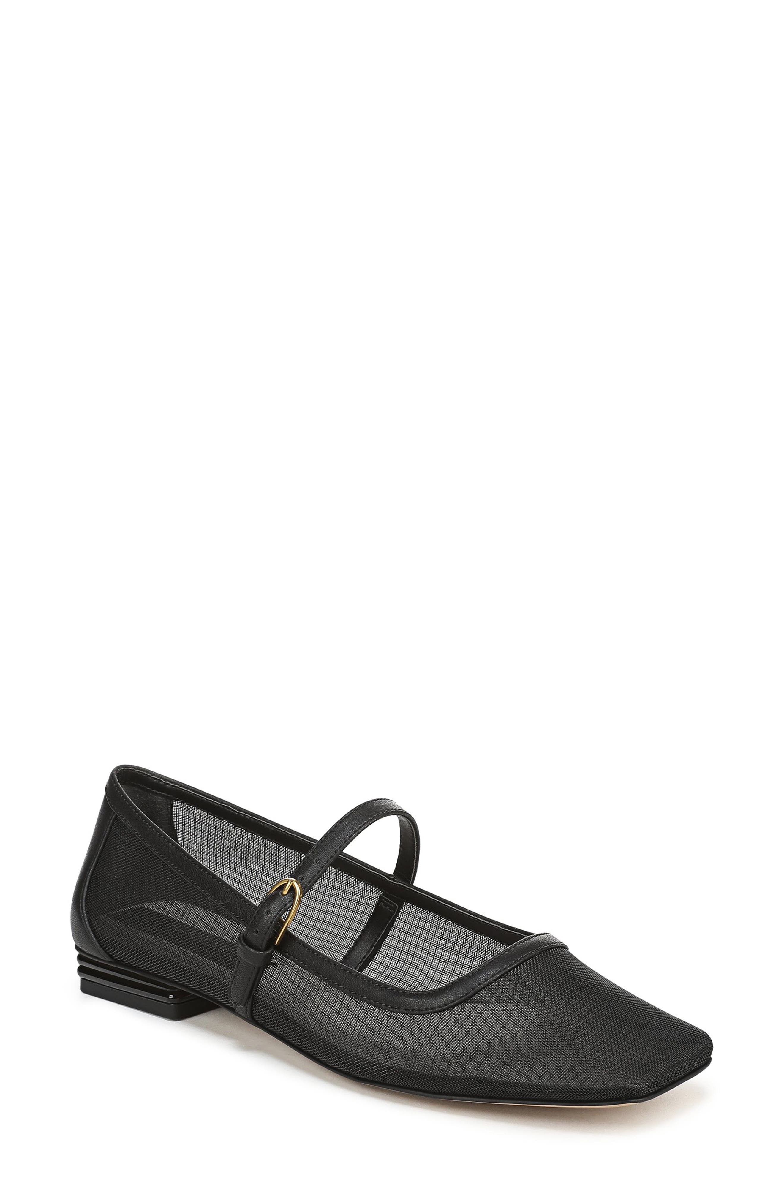 Franco Sarto Tinsley Mary Jane Flat, Main, color, Black