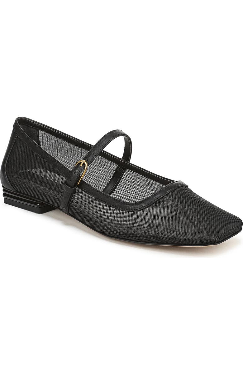 Franco Sarto Tinsley Mary Jane Flat, Main, color, Black