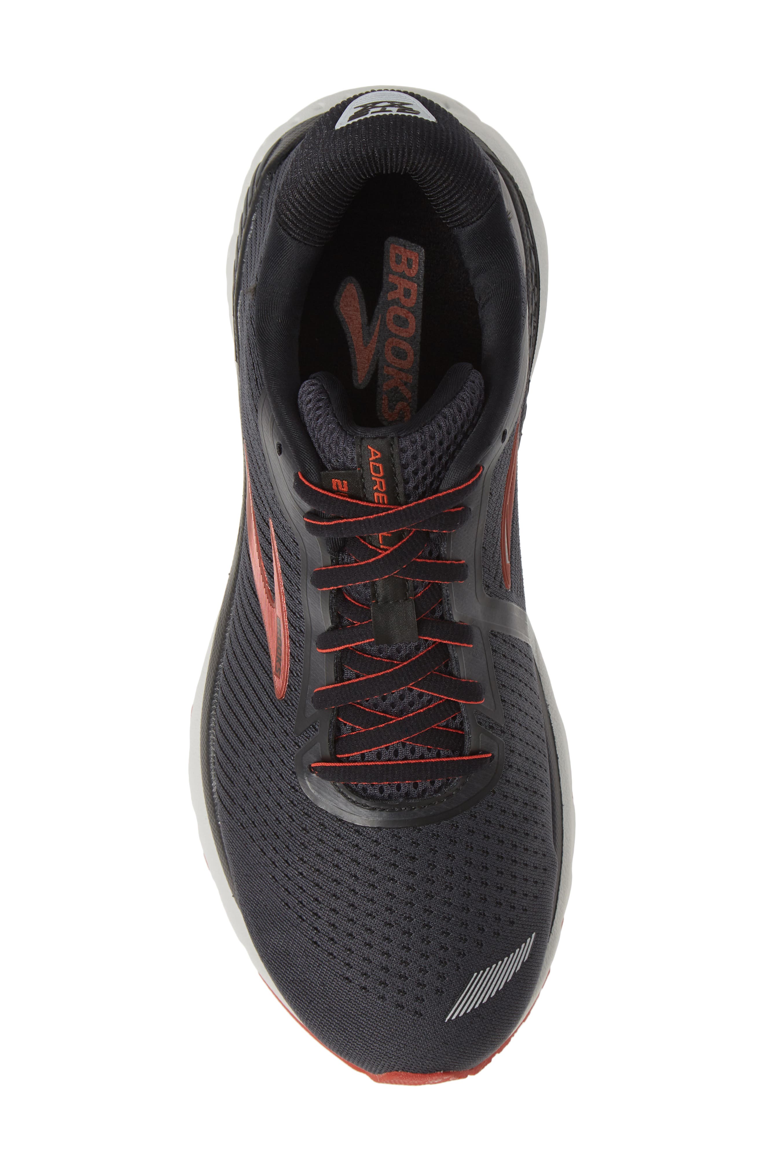 Adrenaline GTS 20 Running Shoe, Alternate, color, BLACK/ EBONY/ KETCHUP