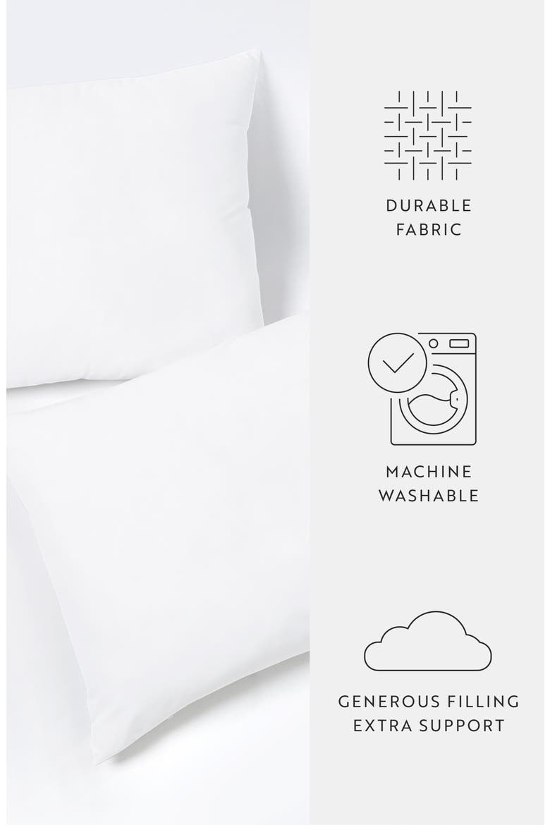 Good Plush Set of 2 Pillows, Alternate, color, WHITE