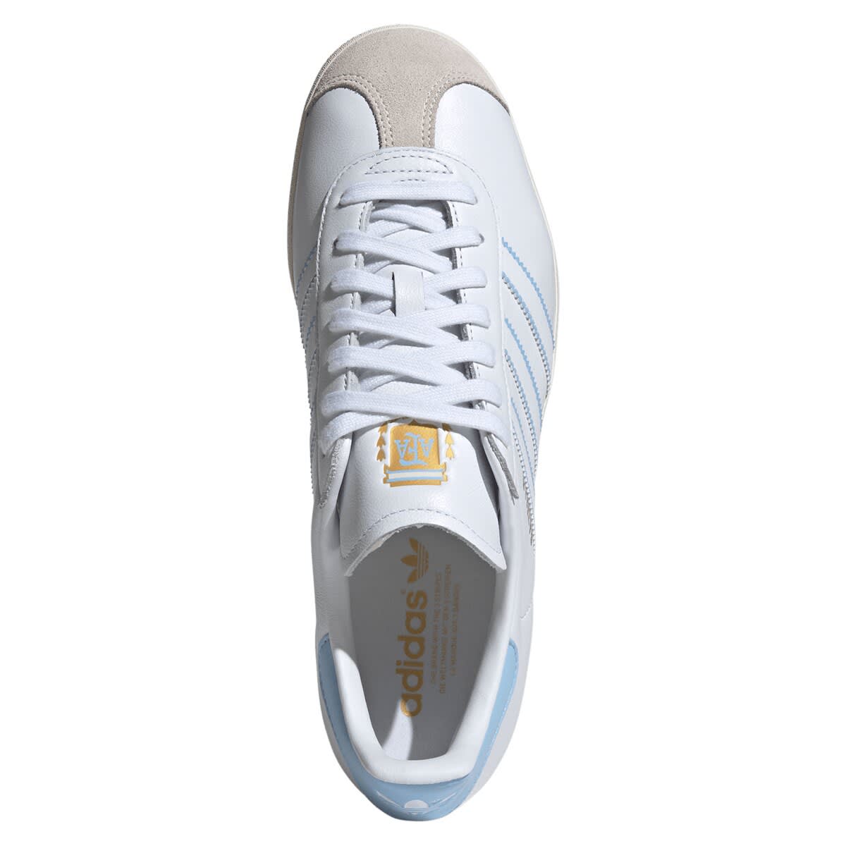 adidas Originals Men's adidas Originals  White Argentina National Team Team Gazelle Shoes, Alternate, color, 