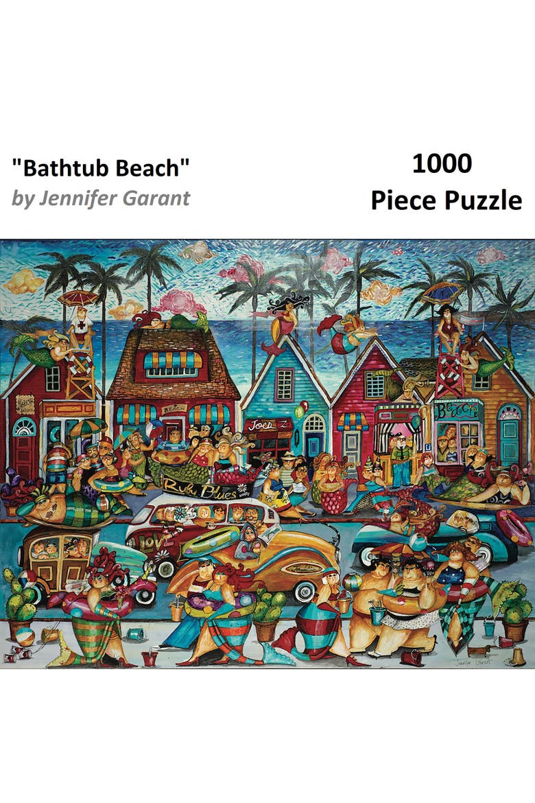 Bathtub Beach by Jennifer Garant, 24 x 30 Inches, 1000 Piece Puzzle, Alternate, color, Multicolored