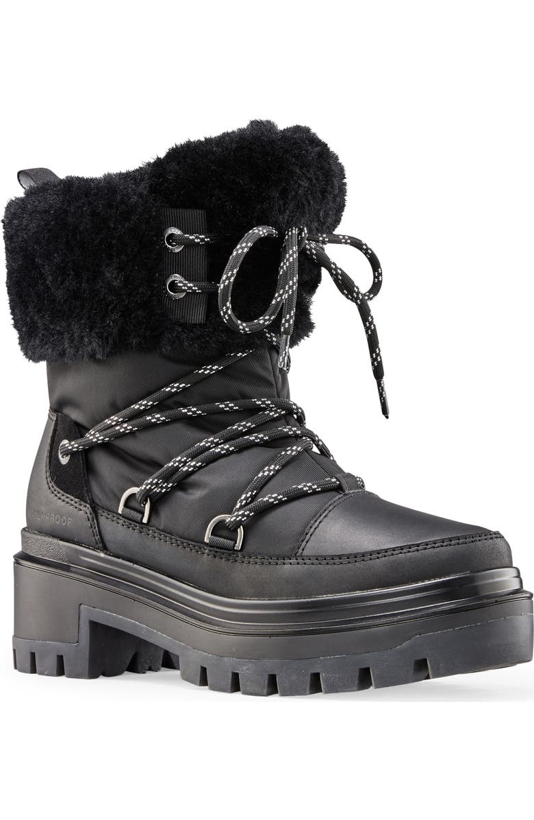 Cougar Marlow Faux Shearling Cuff Waterproof Boot, Main, color,