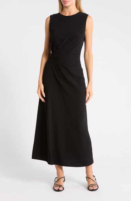 WEST K Side Ruched Sleeveless Dress