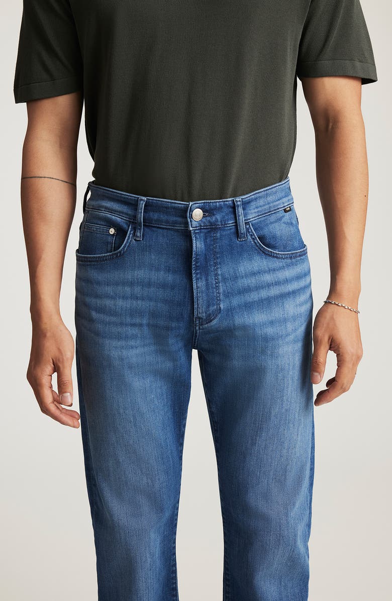 Mavi Jeans Zach Straight Leg Jeans, Alternate, color, Mid Brushed Feather