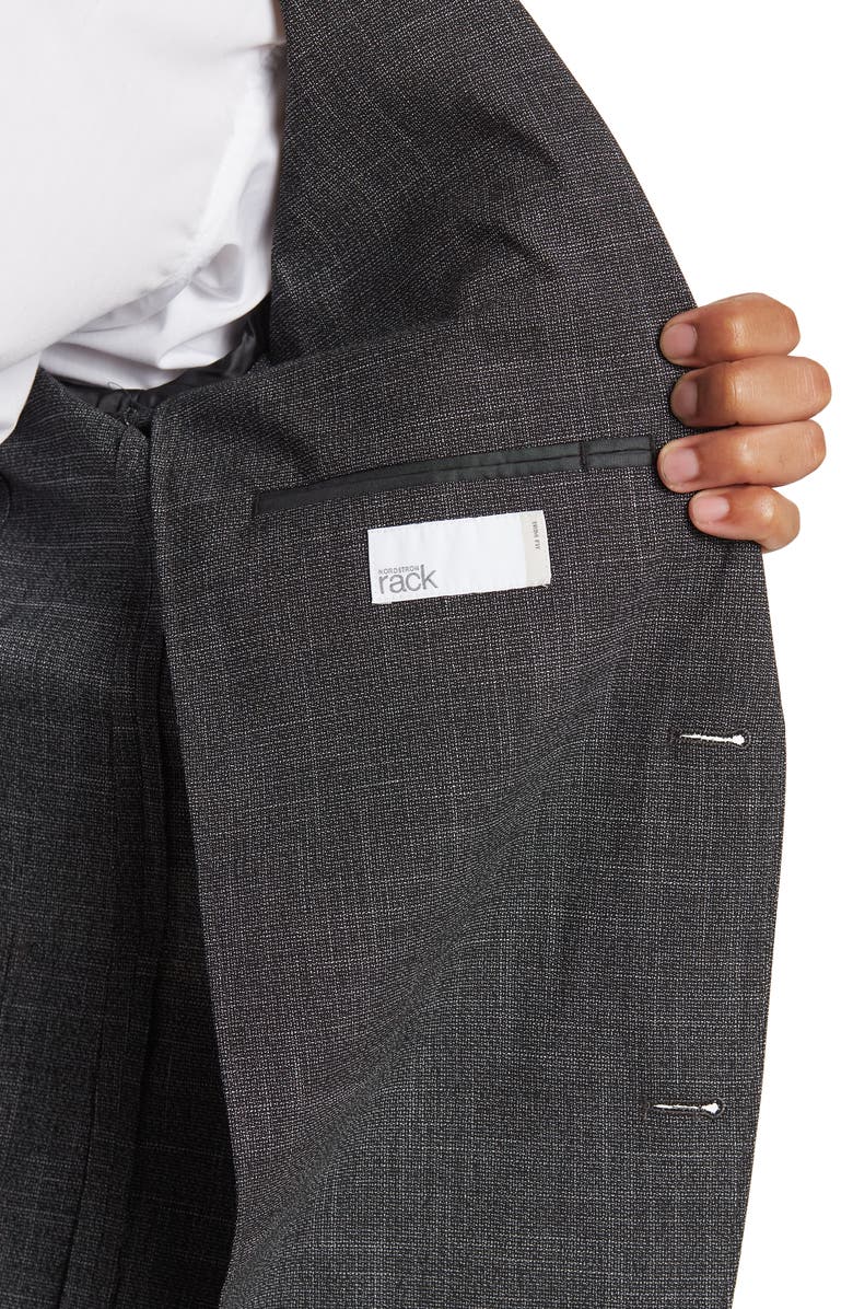 NORDSTROM RACK Two Button Notch Lapel Flat Front Trim Fit Suit, Alternate, color,