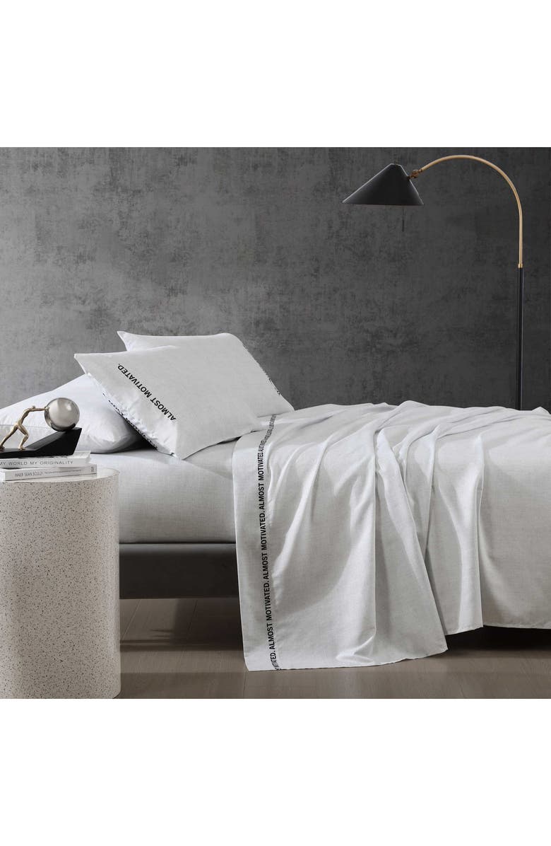 Kenneth Cole New York Almost Motivated Sheet Set, Alternate, color, Light Pastel Grey
