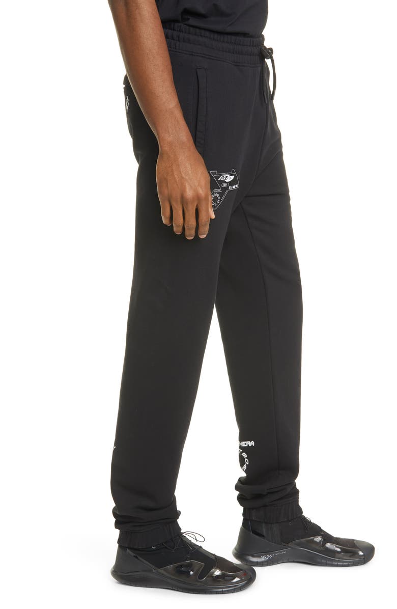 Marcelo Burlon Logo Patch Sweatpants, Alternate, color, 