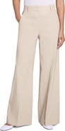 Theory Linen Blend Wide Leg Pants