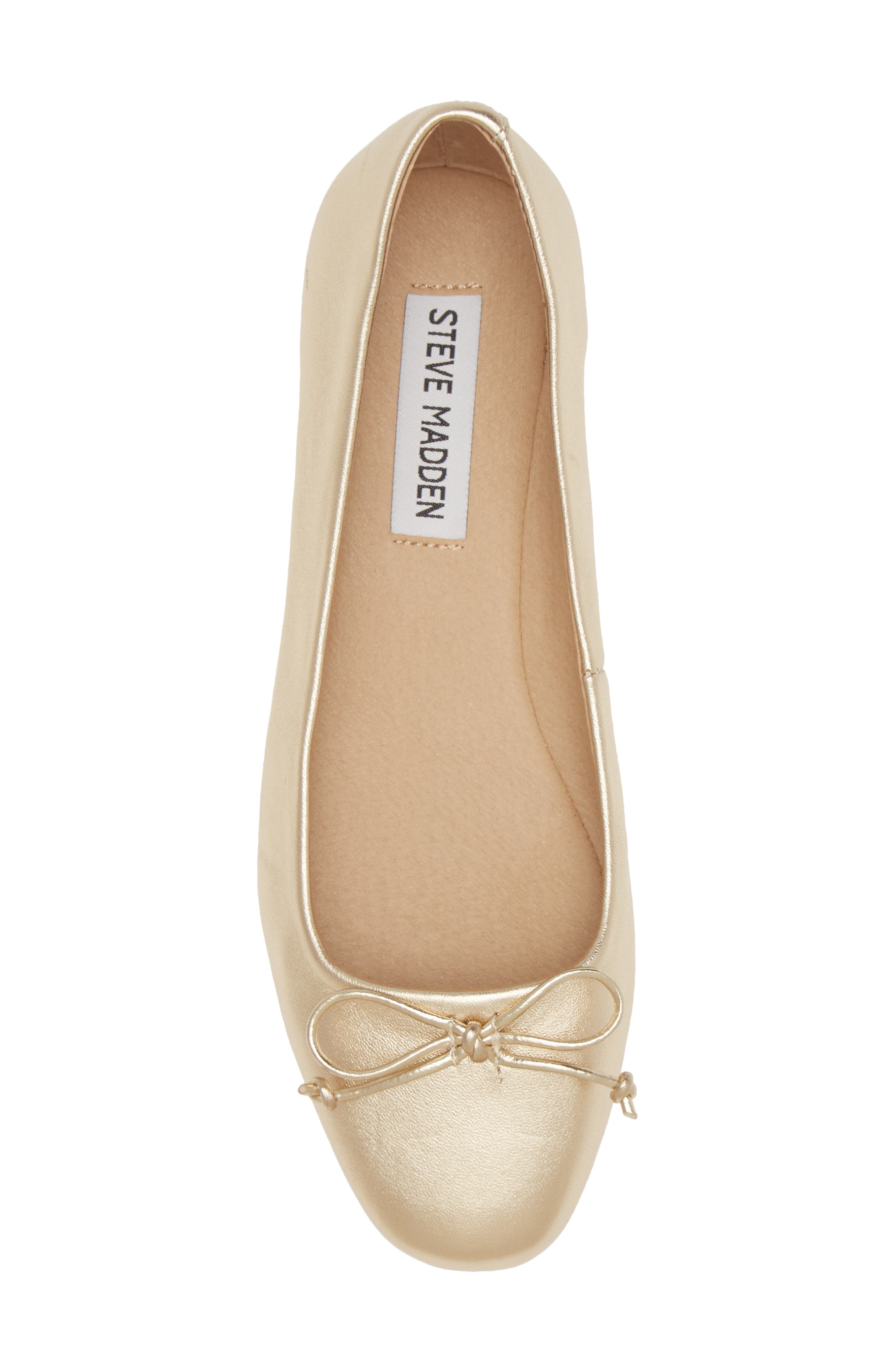Eydie Ballet Flat, Alternate, color, GOLD LEATH