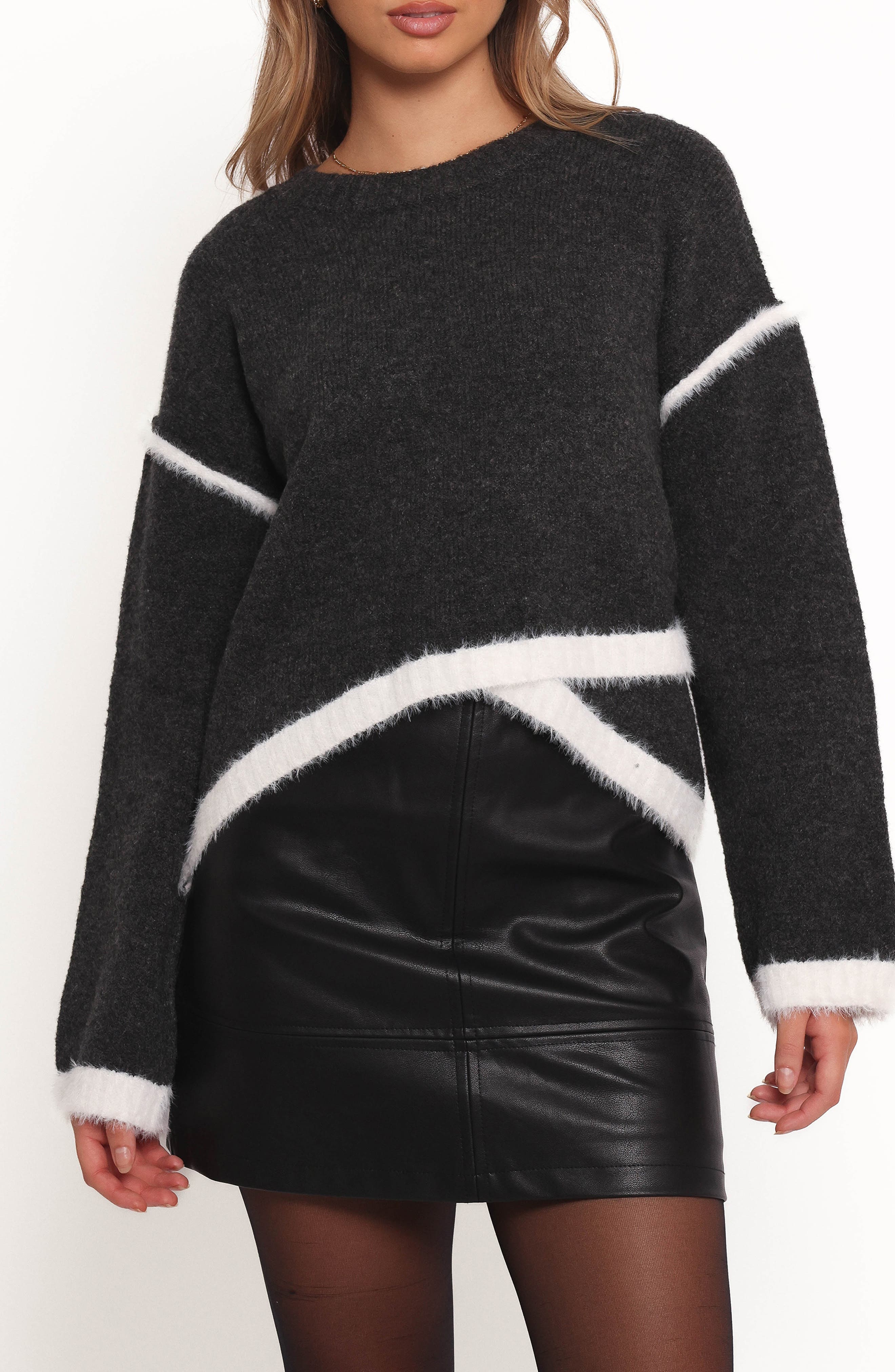 Petal & Pup Ares Crossover Hem Sweater