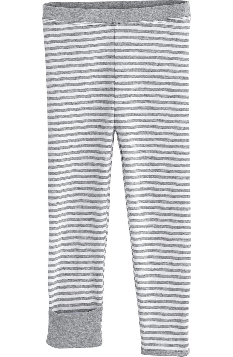 Coolibar Baby's LumaLeo Leggings, UPF 50+ Sun Protection, Main, color, Grey/White Stripe