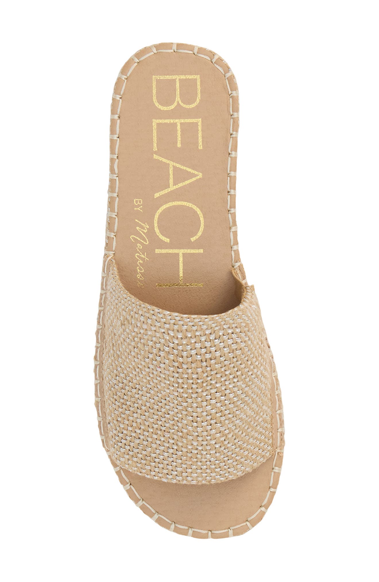 Del Mar Platform Slide Sandal, Alternate, color, WHEAT